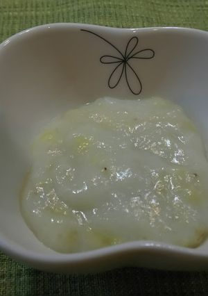 ミルクバナナ粥【離乳食初期】-レシピのメイン写真
