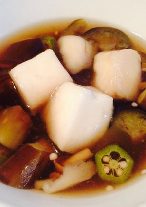 茄子とはんぺんが美味しいとろみ出汁スープ-レシピのメイン写真