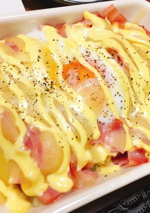 簡単 ベーコン ポテト チーズ たまご-レシピのメイン写真