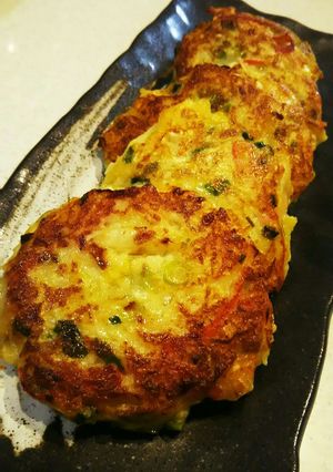 簡単節約☆キャベツと豆腐の落とし焼き☆-レシピのメイン写真