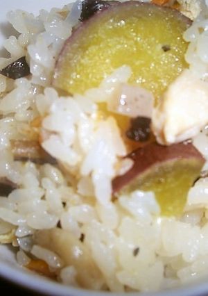秋の実りの炊き込みご飯-レシピのメイン写真