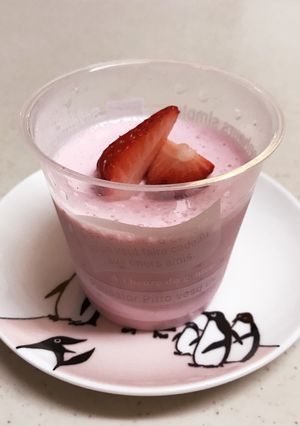 パルテノでヘルシーいちごババロア♪-レシピのメイン写真