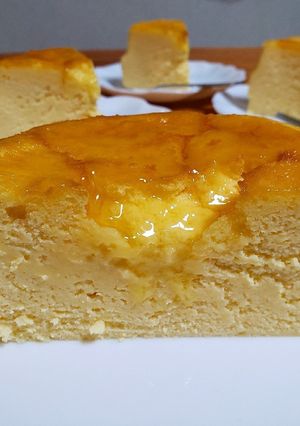 スフレチーズケーキ-レシピのメイン写真