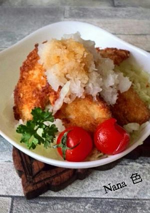 鶏むね肉カツのみぞれ丼-レシピのメイン写真