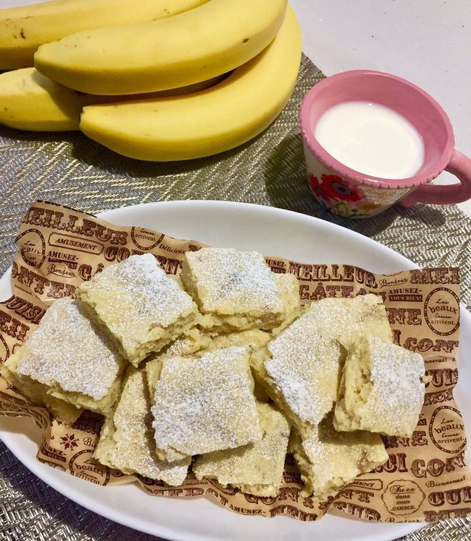 砂糖不使用。バナナおからケーキ-レシピのメイン写真