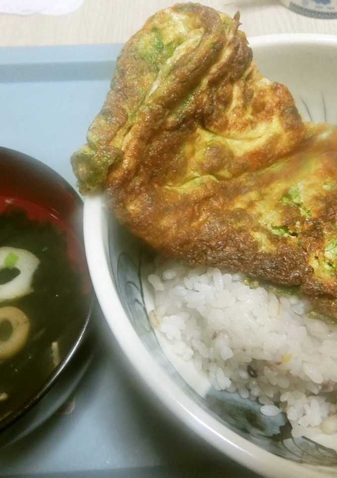青のり（生）の玉子焼き　お吸い物付き-レシピのメイン写真
