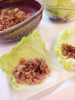肉味噌のレタス巻き-レシピのメイン写真