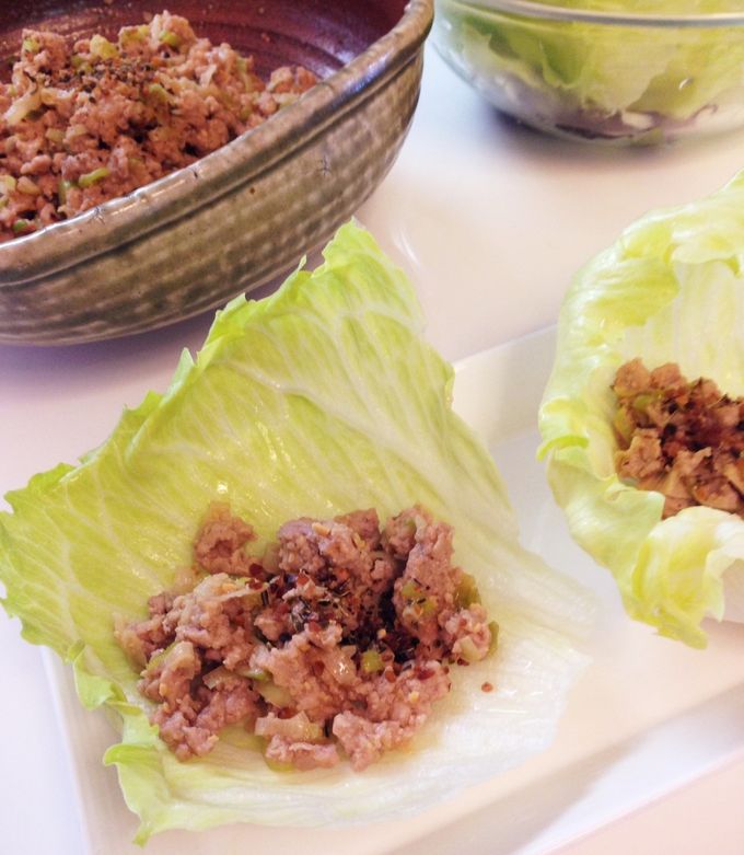 肉味噌のレタス巻き-レシピのメイン写真