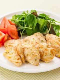 鶏むね肉のバジルマヨ焼き-レシピのメイン写真