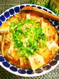 簡単ヘルシー♡和風ツナきのこ麻婆豆腐