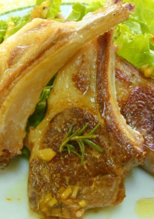 ラム肉　ラムチョップのマリネステーキ-レシピのメイン写真