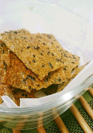 炊いたご飯で簡単☆玄米クラッカー-レシピのメイン写真