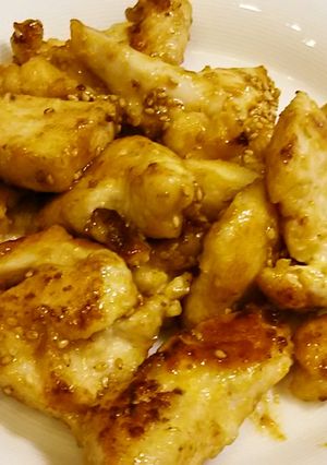 やわらか♪鶏胸肉のマヨ＆オイスター炒め-レシピのメイン写真