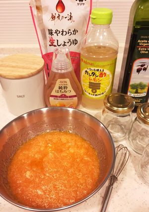 簡単！手作り甘い人参のドレッシング-レシピのメイン写真