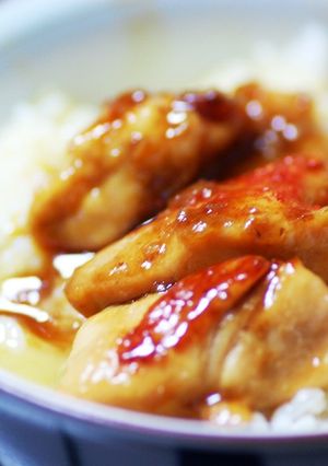 簡単！卵かけご飯でトロトロ親子丼-レシピのメイン写真
