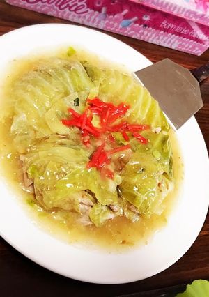 塩ダレあんかけの豚肉キャベツミルフィーユ-レシピのメイン写真