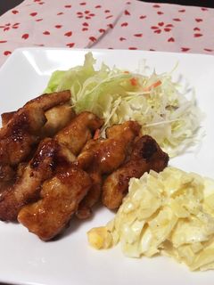 鶏胸肉の照り焼き♡タルタルソース添え-レシピのメイン写真