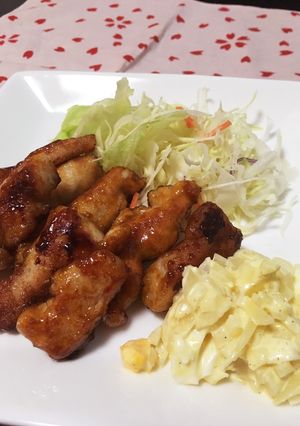 鶏胸肉の照り焼き♡タルタルソース添え-レシピのメイン写真