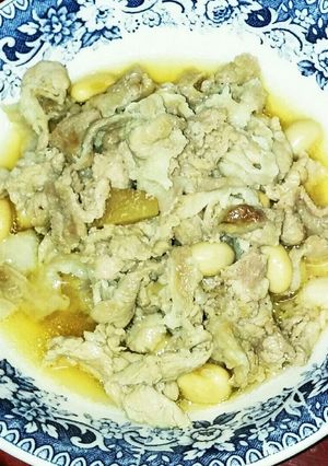 大豆の水煮缶と豚肉の生姜煮-レシピのメイン写真