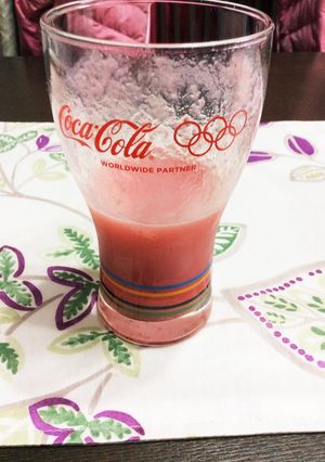 美味しくて甘いイチゴジュース-レシピのメイン写真