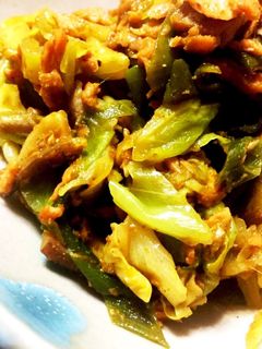 糖質オフ・鮭とキャベツのカレー炒め-レシピのメイン写真