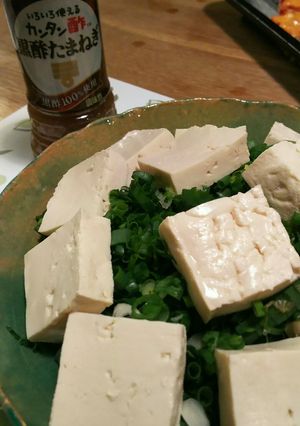 わけぎと豆腐の黒酢玉ねぎマリネ-レシピのメイン写真