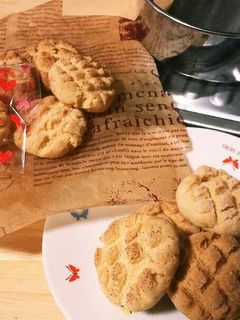 メロンパン風、ふんわりクッキー-レシピのメイン写真