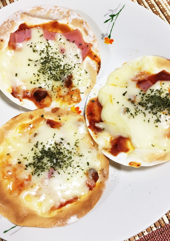 簡単☆餃子の皮ピザ-レシピのメイン写真