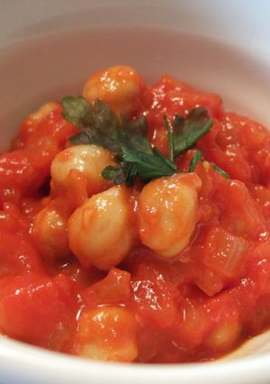 ほくほくひよこ豆のトマト煮込み-レシピのメイン写真