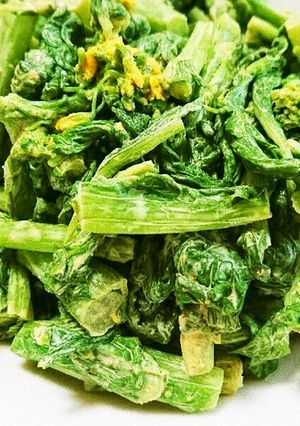 菜の花のマヨカレー和え-レシピのメイン写真