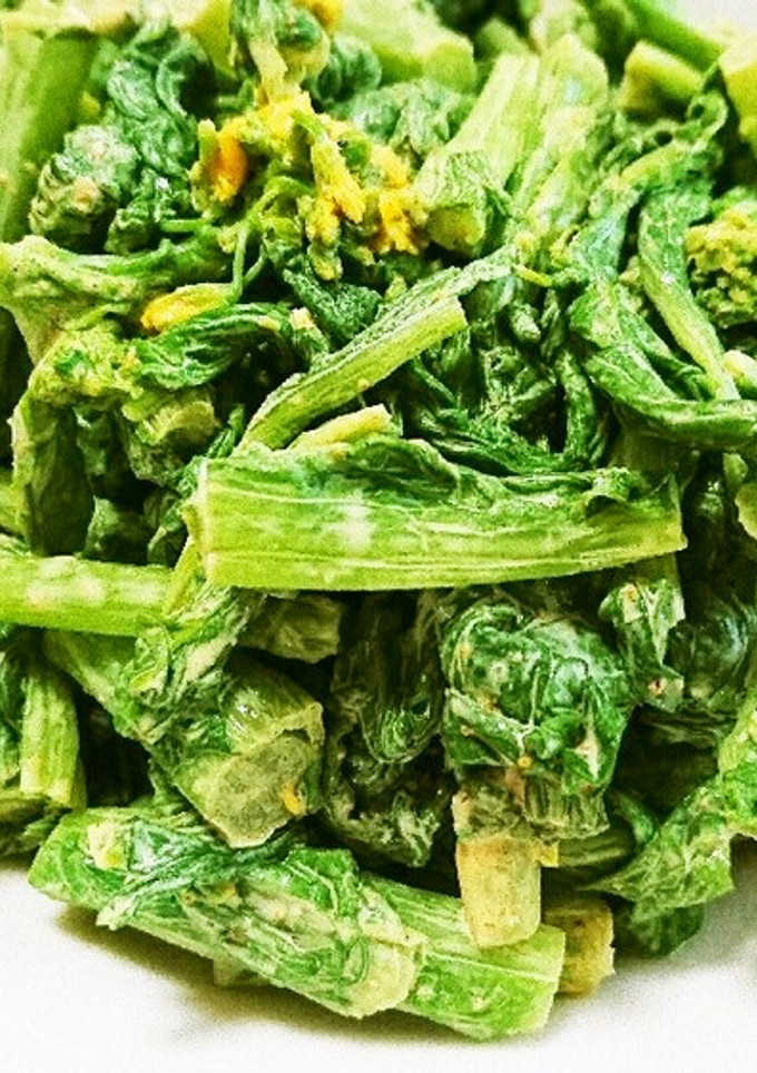菜の花のマヨカレー和え-レシピのメイン写真