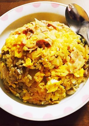 炊飯器で！ 簡単絶品キムチャーハン！-レシピのメイン写真