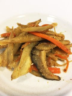 シャキシャキ きんぴらごぼう-レシピのメイン写真