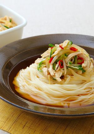 ピリ辛アレンジ☆ナムルそうめん-レシピのメイン写真