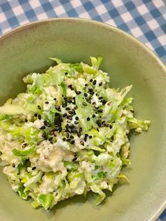 春キャベツと豆腐のサラダ-レシピのメイン写真