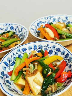 厚揚げとカラフル野菜炒め-レシピのメイン写真