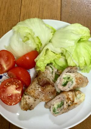 豚肉のチーズ＆ネギ巻き-レシピのメイン写真