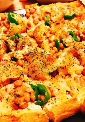 俺の大好きな栃尾の油揚げ納豆ピッツァ-レシピのメイン写真
