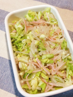 春キャベツとハムの酢の物-レシピのメイン写真