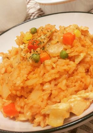 【簡単】おいしいチキンライス【時短】-レシピのメイン写真
