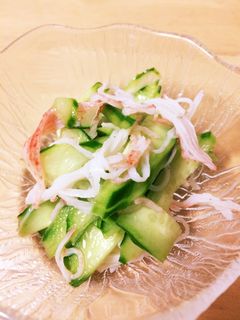 簡単!なんちゃってかに風酢の物-レシピのメイン写真