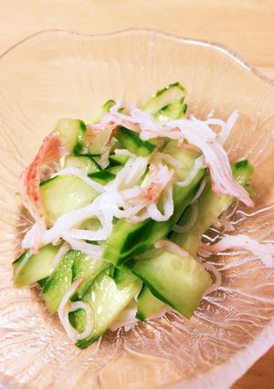 簡単！なんちゃってかに風酢の物-レシピのメイン写真