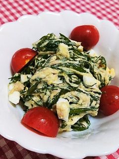 アカモクとシーチキンのマヨ卵サラダ-レシピのメイン写真