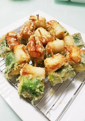 ちくわの天ぷら　～チーズ明太子詰め～-レシピのメイン写真