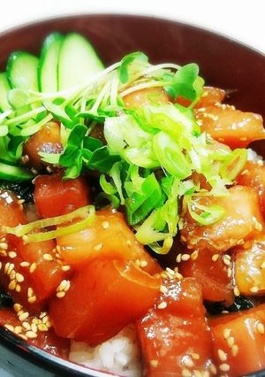 手間無し簡単漬け丼我が家の黄金比！-レシピのメイン写真