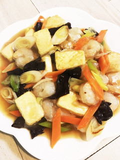 豆腐と海老の中華風旨煮♪-レシピのメイン写真