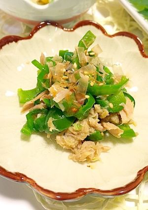 ボール１個で作る時短☆簡単☆無限ピーマン-レシピのメイン写真