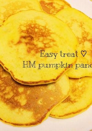 簡単おやつ♡HMかぼちゃのパンケーキ-レシピのメイン写真
