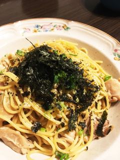鶏肉と豆苗の和風パスタ-レシピのメイン写真