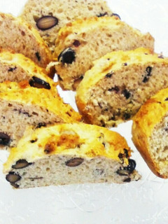混ぜるだけ、黒豆・きな粉ケーキ-レシピのメイン写真